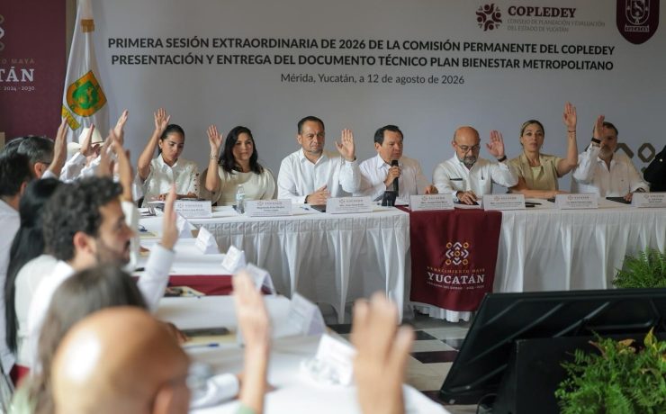 ¡Mérida se transforma! Gobernador presenta Plan Bienestar Metropolitano ante el Copledey para agua, seguridad y vialidades
