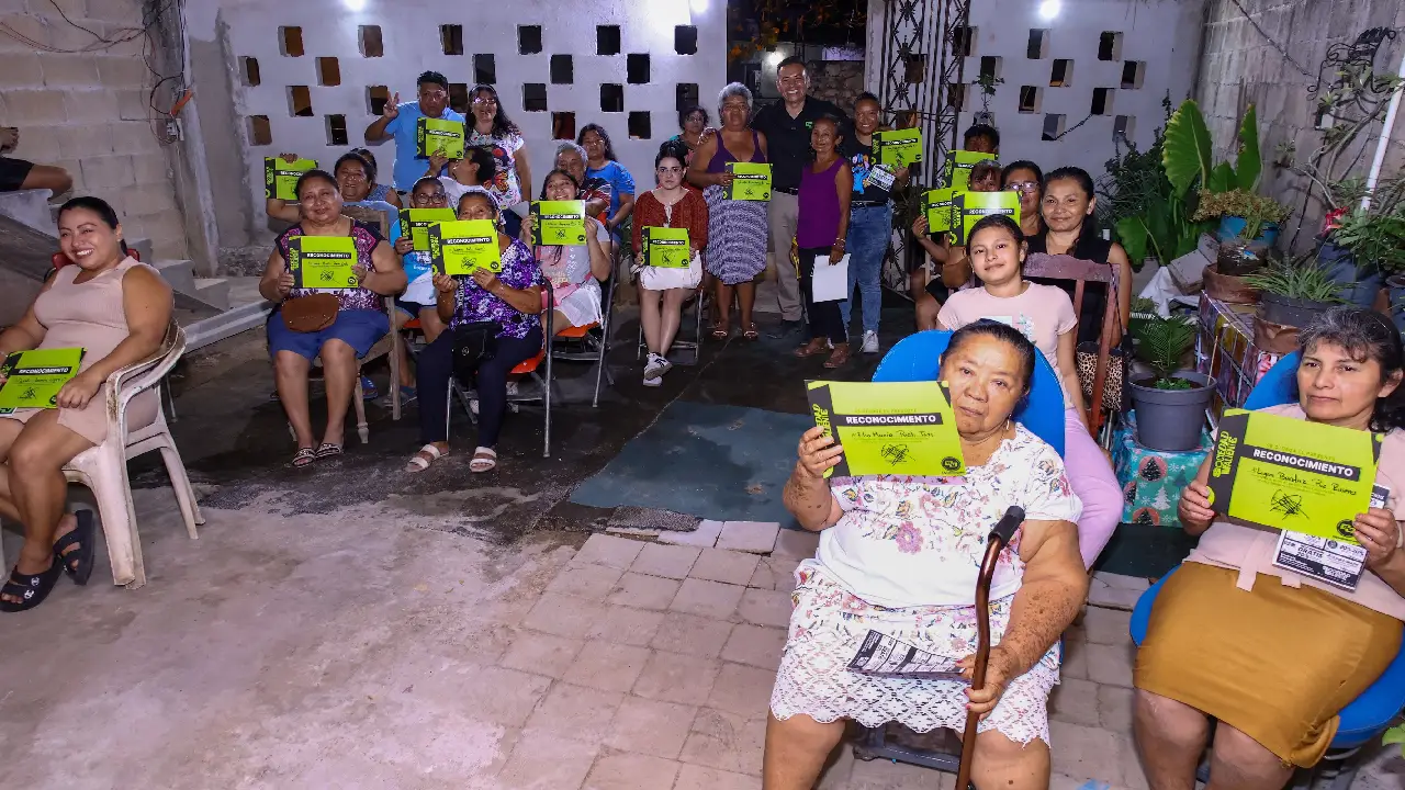 300 reuniones vecinales en Mérida fortalecen el acercamiento ciudadano