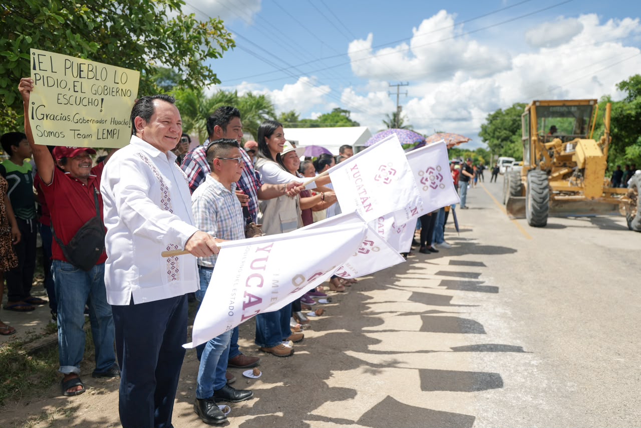 Carretera Sahcabá-Huhí recibirá más de 22 mdp para beneficiar habitantes