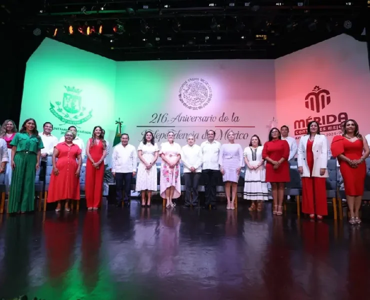 Mérida conmemoró la Independencia de México con un emotivo homenaje
