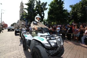 La Policía Municipal de Mérida reforzó la seguridad durante las celebraciones patrias y brindó atención a 34 personas durante la noche del Grito de Independencia.