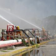 Pemex realiza simulacro de incendio en la TAD Progreso