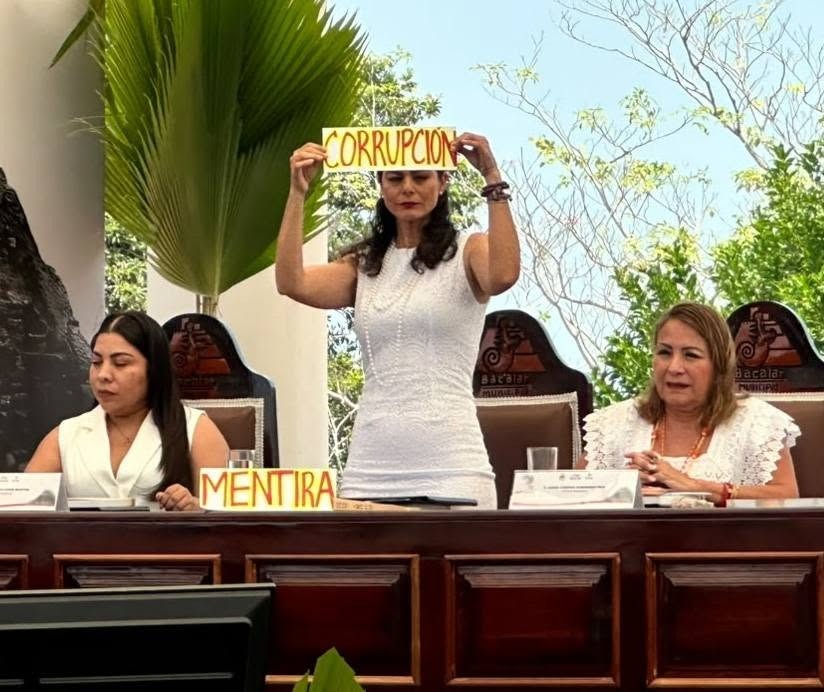 Soberbia y Mentira: Reclamos de la regidora de Bacalar durante el discurso municipal