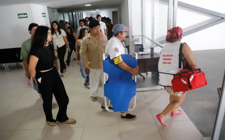 Simulacro de sismo en Congreso Yucatán sorprende por su rapidez