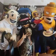 Todo listo para ``Botargas Luchadores´´ Una función con espectáculo y diversión