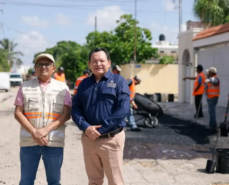 Vialidades más seguras en Yucalpetén con 143 calles intervenidas