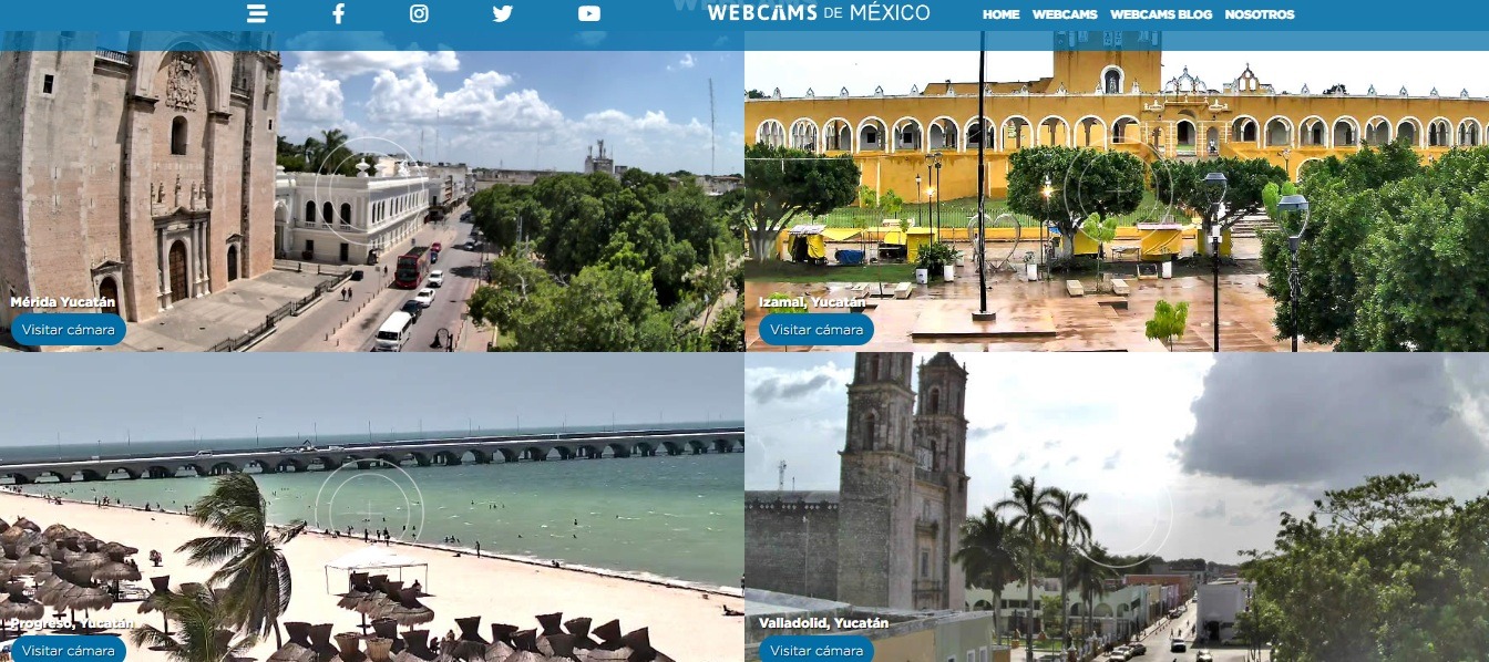 Yucatán suma cuatro destinos a Webcams de México en tiempo real: ¡Míralos!