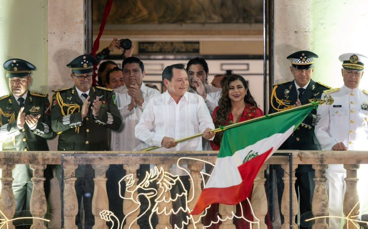 ¡Emoción y orgullo! Así se vivió el Grito de Independencia en Mérida