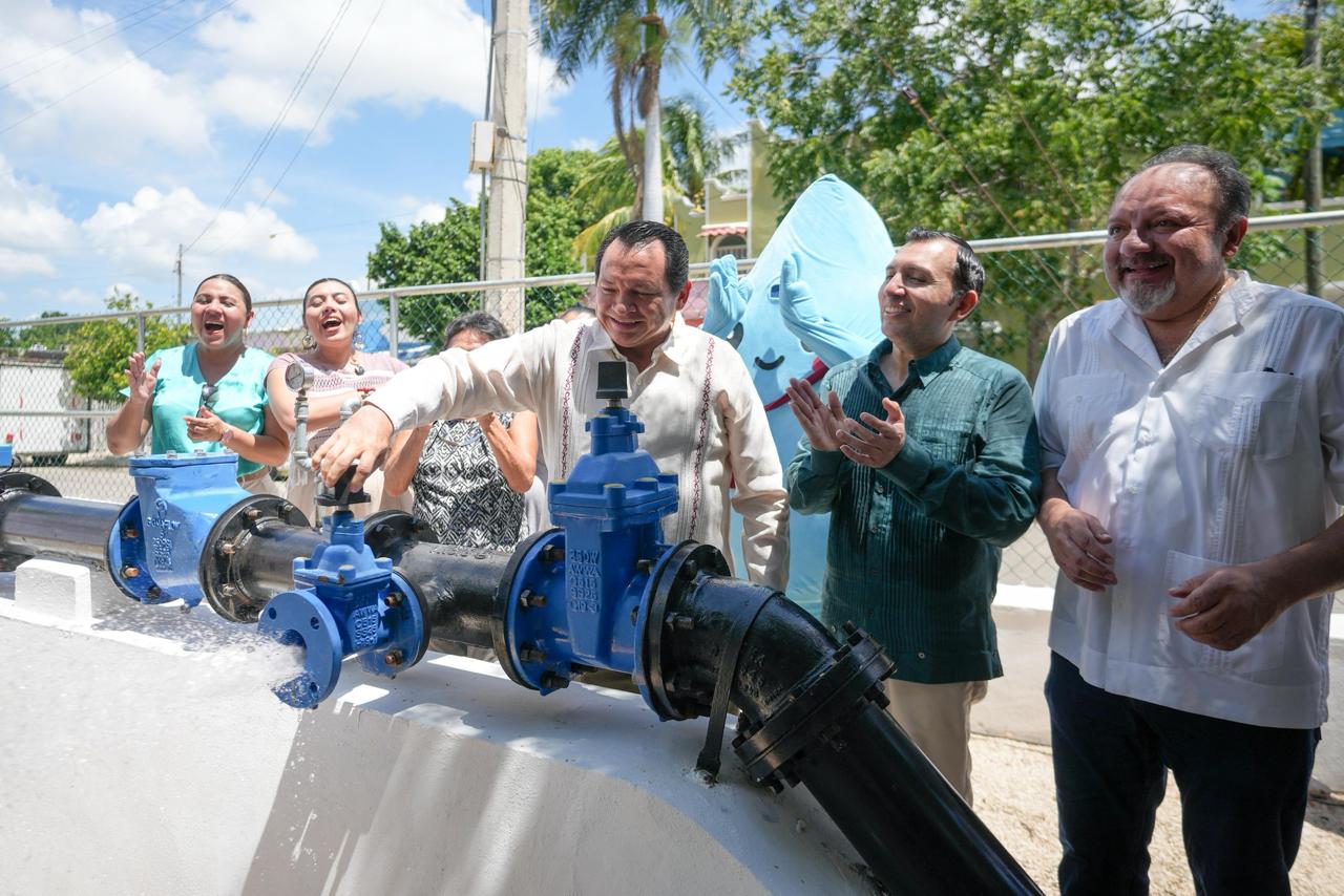 ¡Más de 20 mil habitantes ya tienen agua potable nueva y confiable!