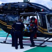 ¡Traslado urgente! Menor lesionado en Chikindzonot recibe traslado aéreo