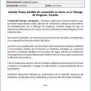 Atiende Pemex pérdida de contención en ducto en la Ciénega de Progreso, Yucatán