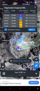 Sistema en el Golfo de México mantiene vigilancia por su alto potencial de desarrollo ciclónico y posibles efectos indirectos en Yucatán.