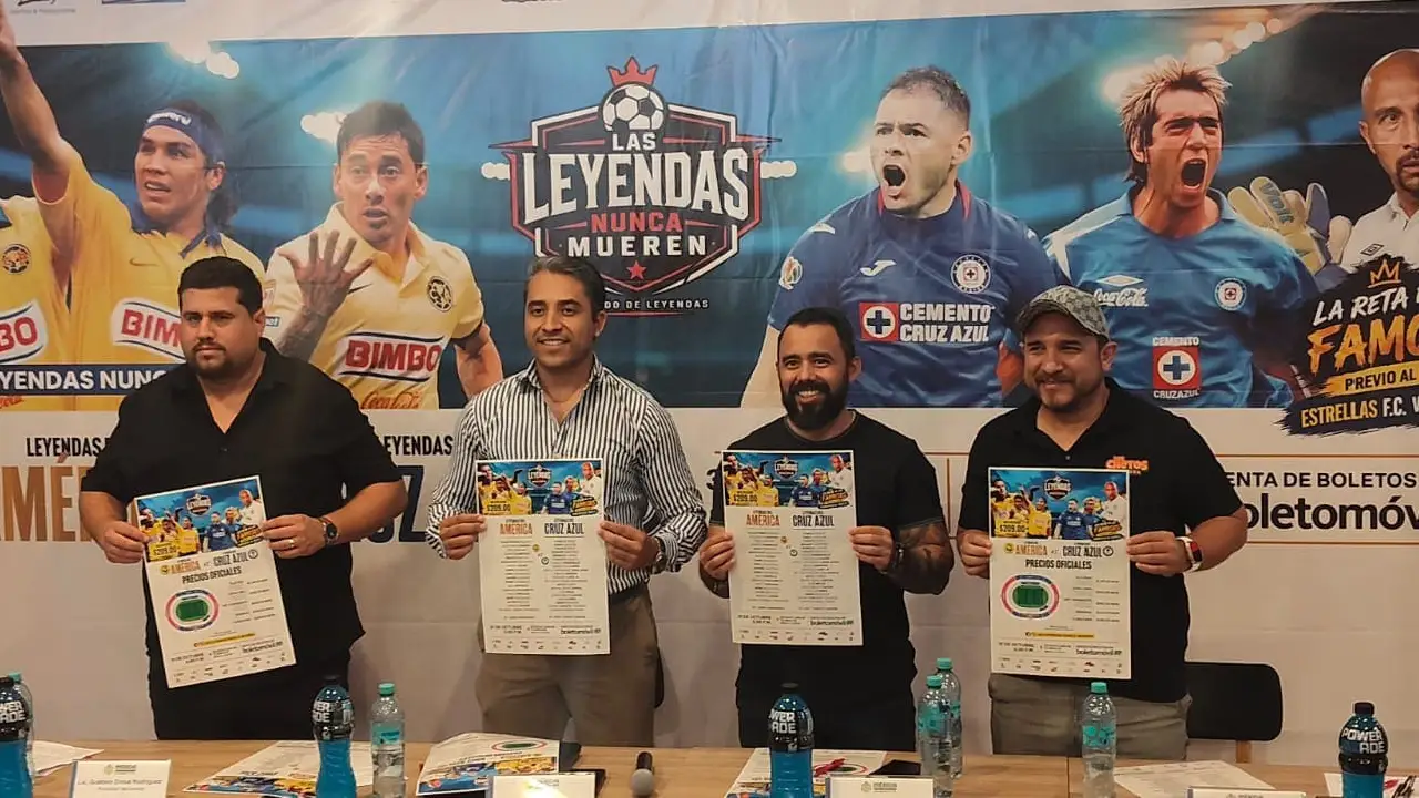 Duelo de leyendas en Mérida figuras históricas del América y Cruz Azul