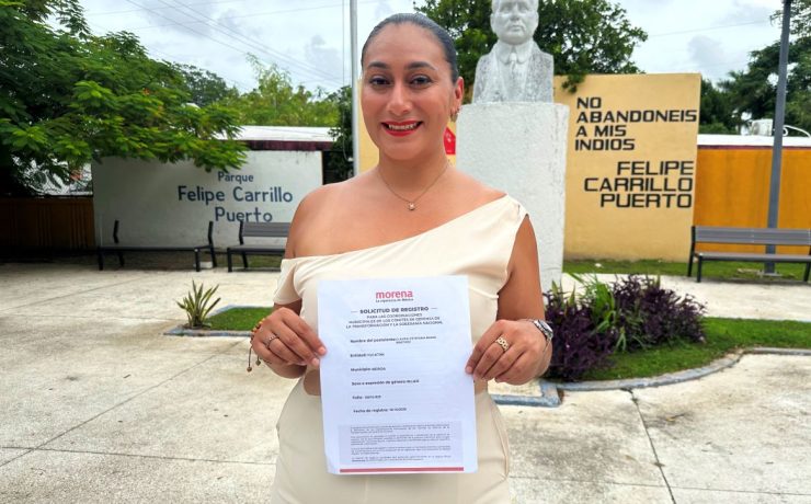Estefanía Baeza busca escribir una nueva historia para Mérida y anuncia su registro en Morena