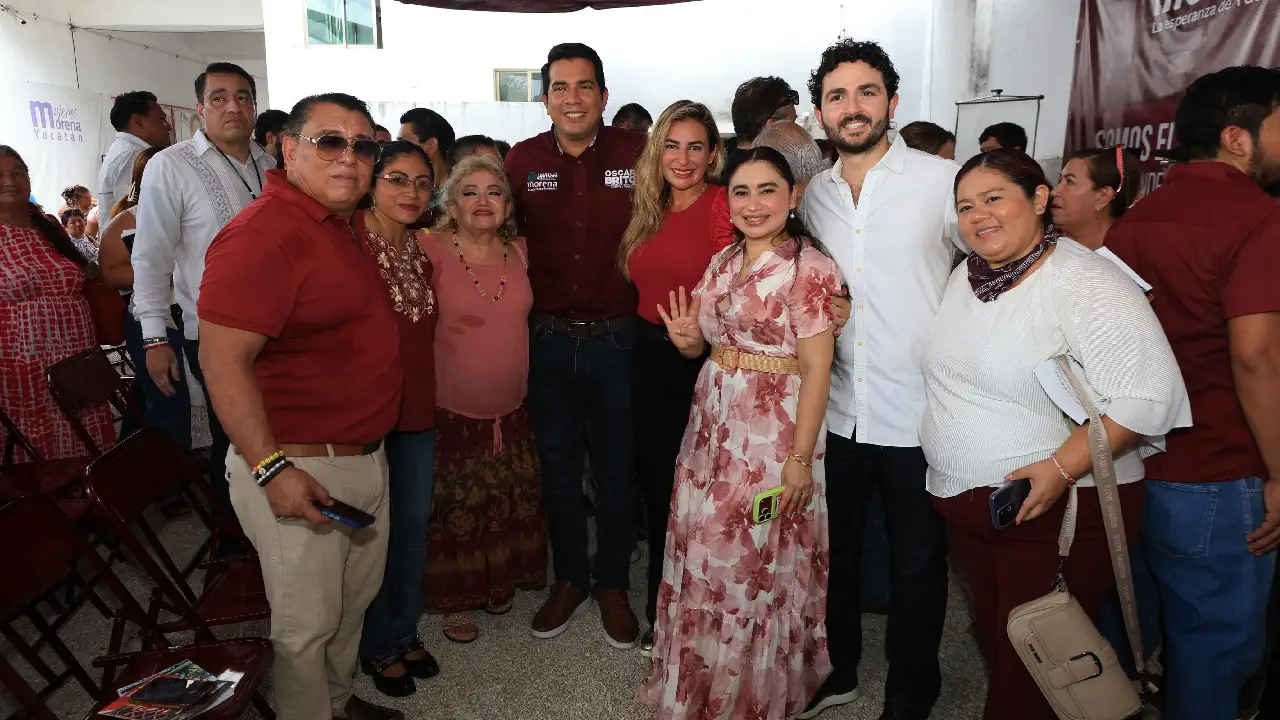 Jessica Saiden destaca unidad y organización de Morena en Yucatán