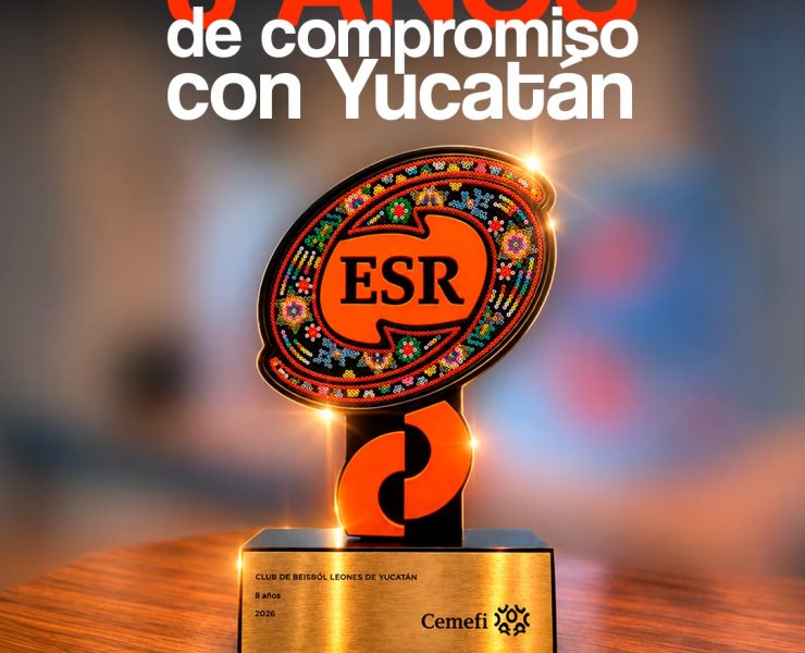Leones de Yucatán reciben distintivo ESR por octavo año consecutivo