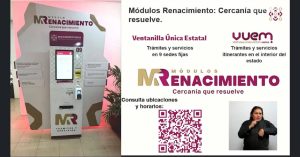 Los Módulos Renacimiento llegarán a Xmatkuil durante la Feria Yucatán 2026 para acercar trámites y servicios digitales a las y los visitantes.