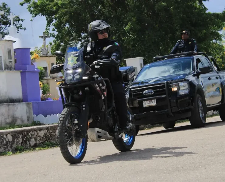 Operativo con motivo del Día de Muertos refuerza la seguridad en Mérida