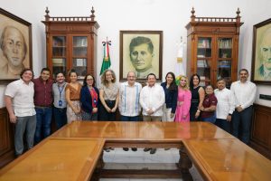 El gobernador Joaquín Díaz Mena encabezó una reunión de trabajo con representantes de Unicef para fortalecer las acciones de Protección a la niñez de Yucatán, mediante programas de salud, nutrición, educación y prevención.