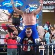 Última lucha de Blue Demon Jr. en Mérida reúne a grandes figuras del pancracio